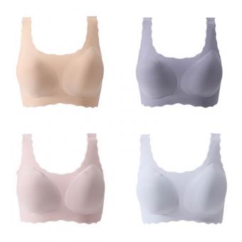  ONE SIZE WAVE EDGE BONDED BRA .